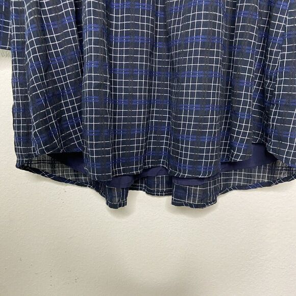 Papermoon Window Pane Plaid Hooded Tunic Dress Sz S NWT - Picture 5 of 12